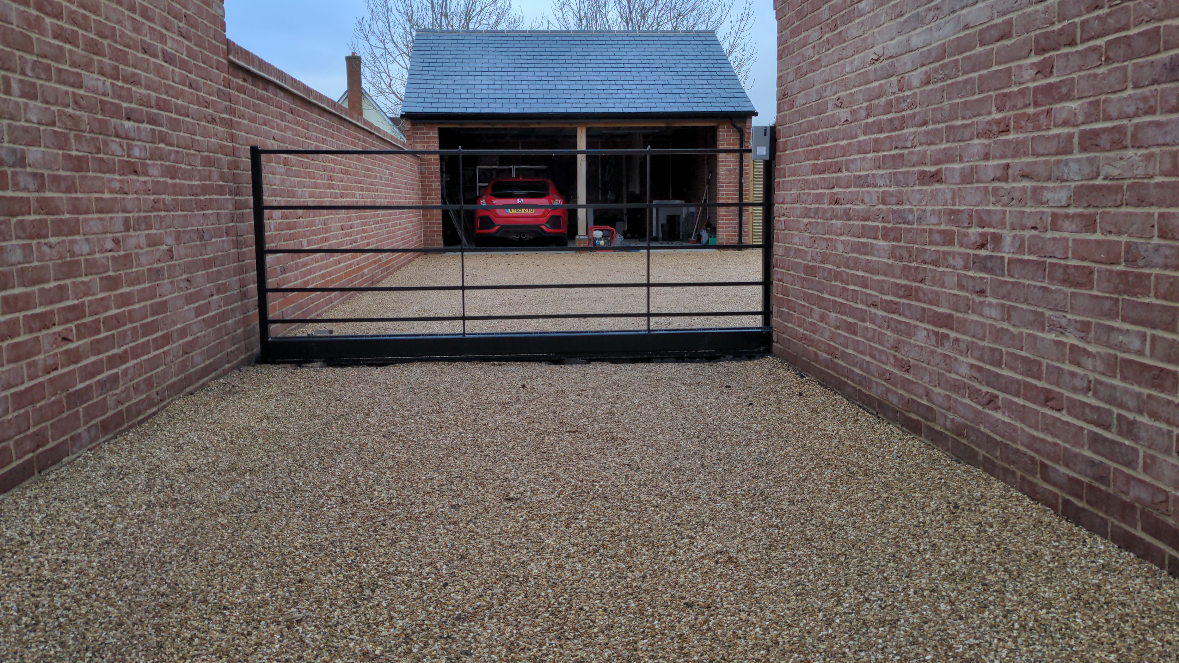 Bespoke Estate Fence Sliding Gate with Automation