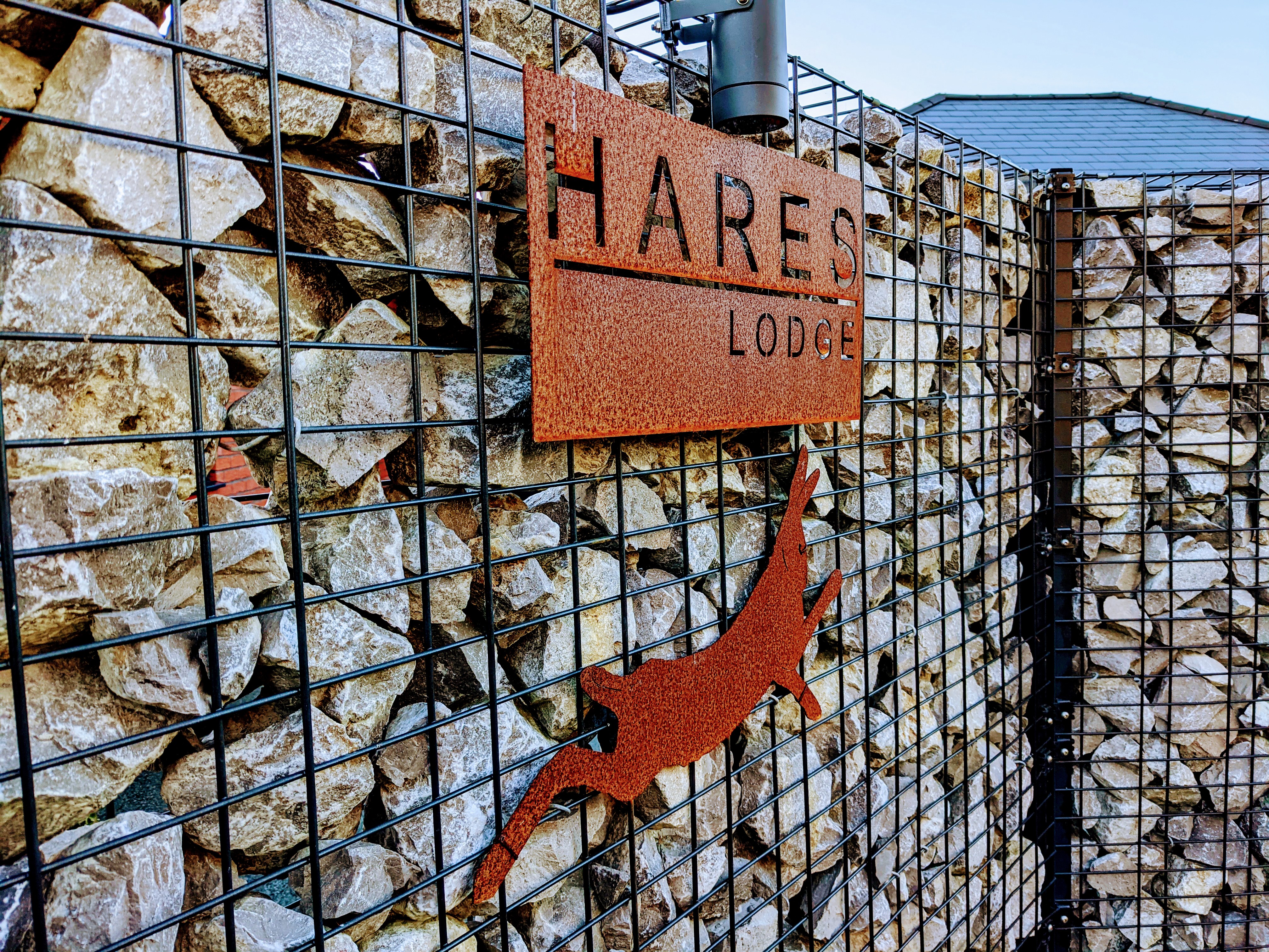 Corten Steel House Sign